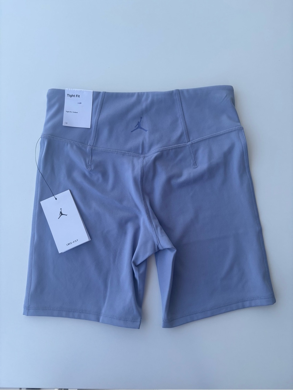 NWT Jordan Sport Dri-FIT High-Waisted Bike Shorts - Blue/Lavender Size M - Picture 2 of 6